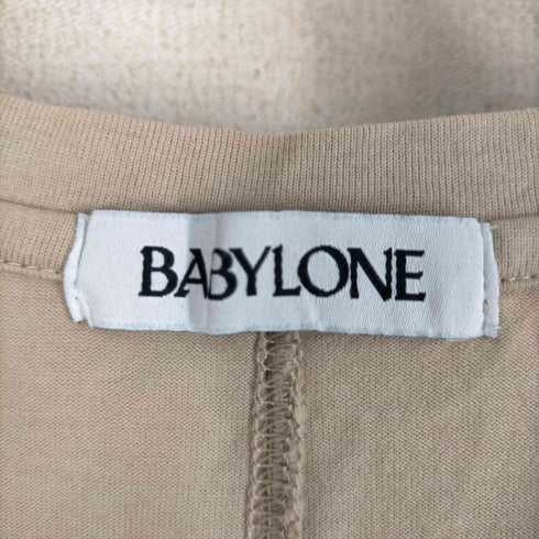 バビロン BABYLONE クルーネック ノースリーブ カットソー レディース FREE