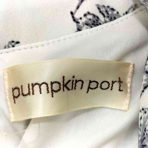 pumpkin port 花柄 プリーツ ロングワンピース レディース JPN:M