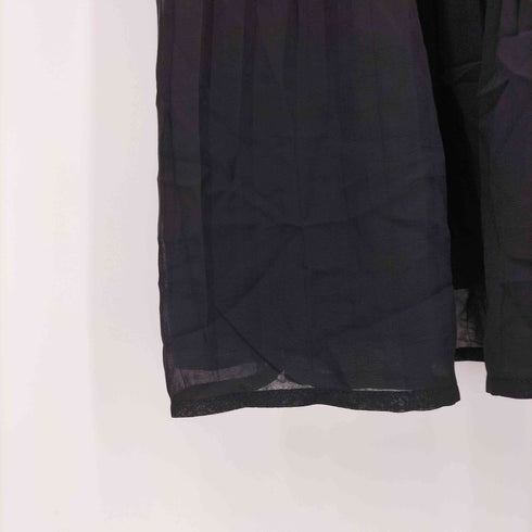 pumpkin port シースルー プリーツ マキシワンピース レディース JPN:M
