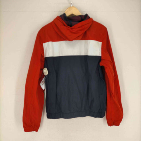 トミーヒルフィガー TOMMY HILFIGER トリコカラーナイロンフーデッドジャケット メンズ JPN:M