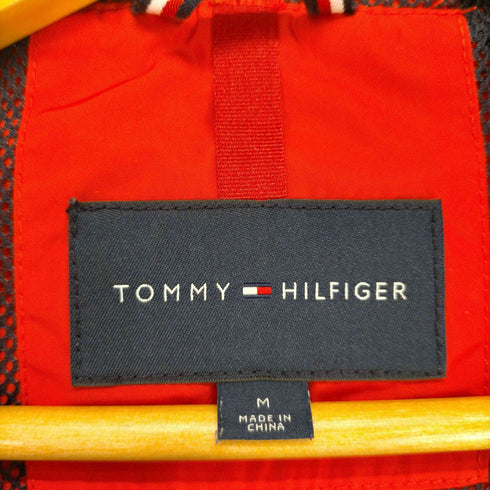 トミーヒルフィガー TOMMY HILFIGER トリコカラーナイロンフーデッドジャケット メンズ JPN:M