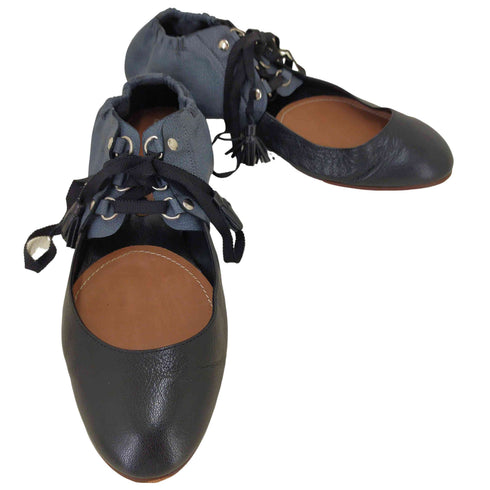ユナイテッドバンブー united bamboo レースアップパンプス レディース JPN:37