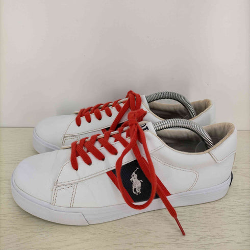ポロラルフローレン POLO RALPH LAUREN リコロールライン フェイクレザー スニーカー レディース JPN:24