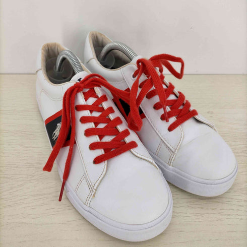 ポロラルフローレン POLO RALPH LAUREN リコロールライン フェイクレザー スニーカー レディース JPN:24