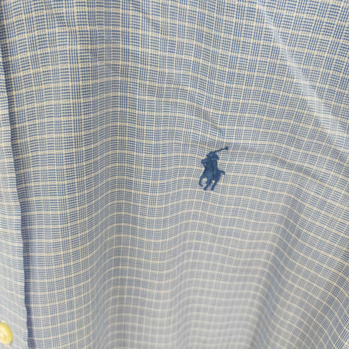 ラルフローレン RALPH LAUREN YARMOUTH スモールポニー刺繍BDチェックシャツ メンズ