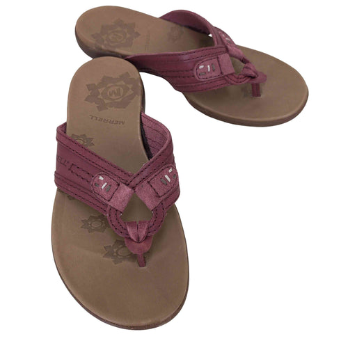 メレル MERRELL レザートングサンダル レディース EUR:38