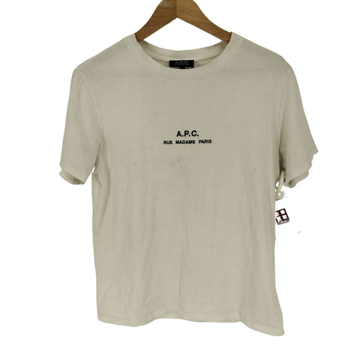 アーペーセー A.P.C. アイコニック ロゴ 刺繍 S/S Tシャツ メンズ import:XS
