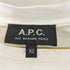 アーペーセー A.P.C. アイコニック ロゴ 刺繍 S/S Tシャツ メンズ import:XS