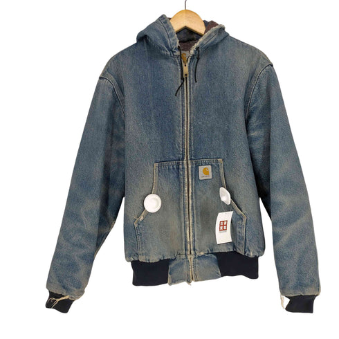 カーハート Carhartt 裏地ネイティブ柄ネル デニムアクティブジャケット denim active jacket メンズ