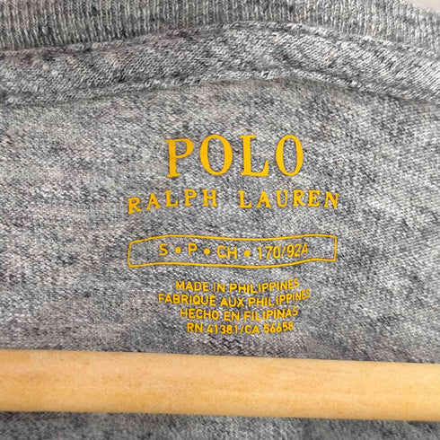 ポロラルフローレン POLO RALPH LAUREN フロントフロッキープリントクルーネックTシャツ メンズ import:S