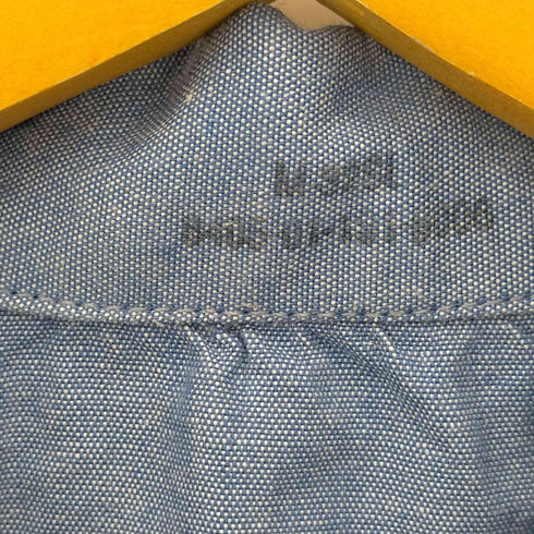 ユーエスネイビー U.S.NAVY 両フラップポケット シャンブレーシャツ メンズ import:M