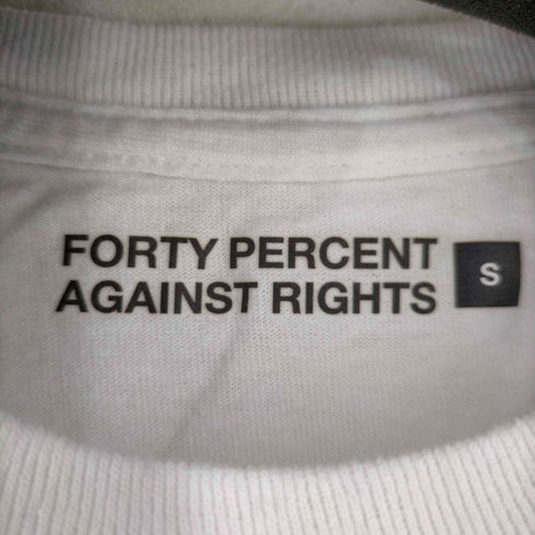 FORTY PERCENT AGAINST RIGHTS 両面プリントTシャツ MY LIFE メンズ JPN:S