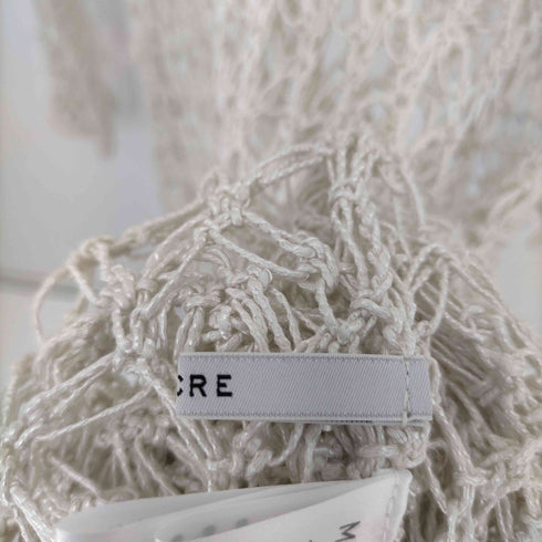 MECRE クロシェニットプルオーバー レディース FREE