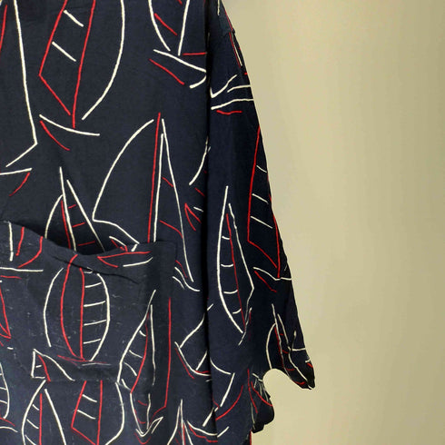 ジョージズ GEORGE 2XL 総柄開襟シャツ アロハ メンズ JPN:XXL