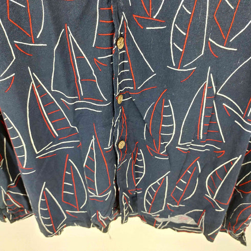 ジョージズ GEORGE 2XL 総柄開襟シャツ アロハ メンズ JPN:XXL
