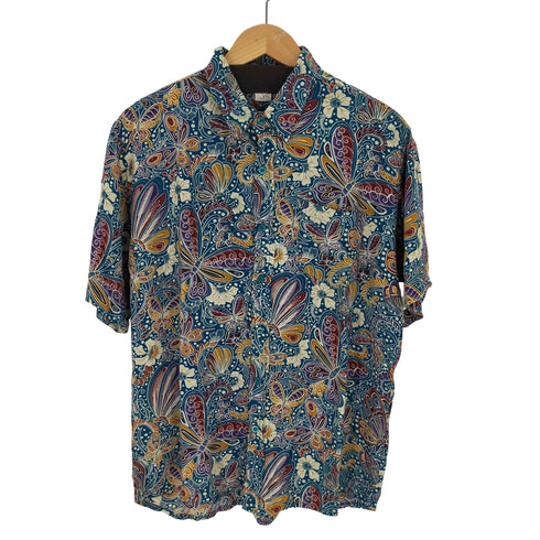 ペイズリーレーヨンシャツ S/S メンズ JPN:XL