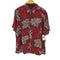 クラフトアンドバロー Croft&Barrow リーフ柄 レーヨンシャツ S/S メンズ JPN:XL