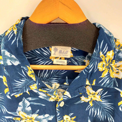 開襟アロハ ハイビスカス メンズ JPN:XL