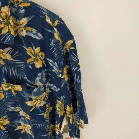 開襟アロハ ハイビスカス メンズ JPN:XL