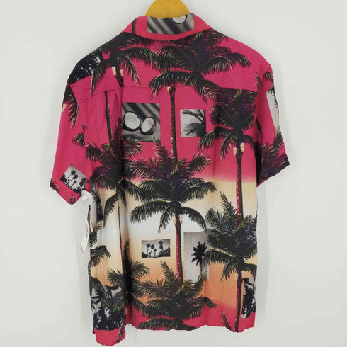 ORIGINAL USE ヤシの木 アロハシャツ 開襟 メンズ JPN:XL
