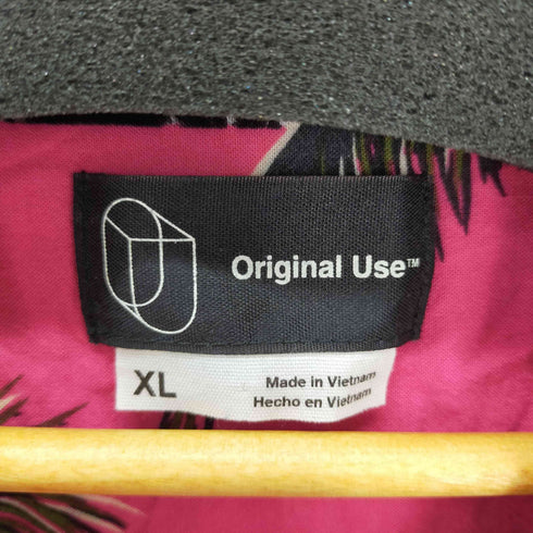 ORIGINAL USE ヤシの木 アロハシャツ 開襟 メンズ JPN:XL