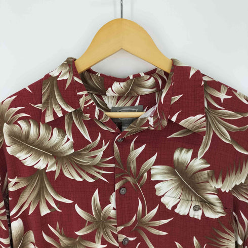 FOUNDRY リーフ柄 レーヨンアロハシャツ S/S メンズ JPN:XL