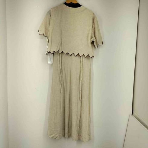 セットアップ ジレ S/S パイピングワンピース レディース