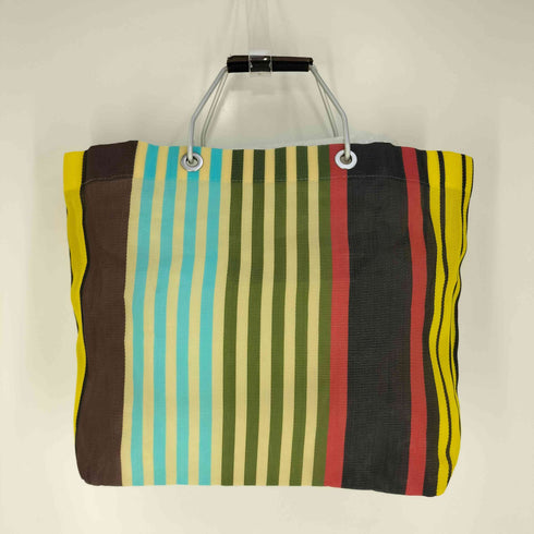 マルニ MARNI Flower Cafe Stripe Bag フラワーカフェ ストライプバッグ レディース