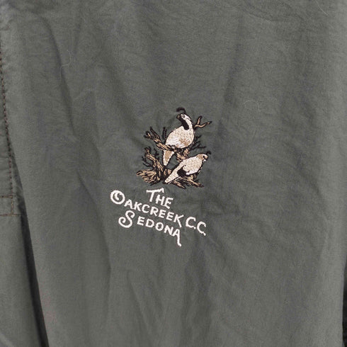 ナイキゴルフ NIKE GOLF ワンポイント刺繍 リブ ハーフボタン ナイロンピステ メンズ JPN:XL