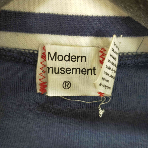 Modern Amusement ロゴワッペン サイドラインベロアトラックジャケット メンズ JPN:L