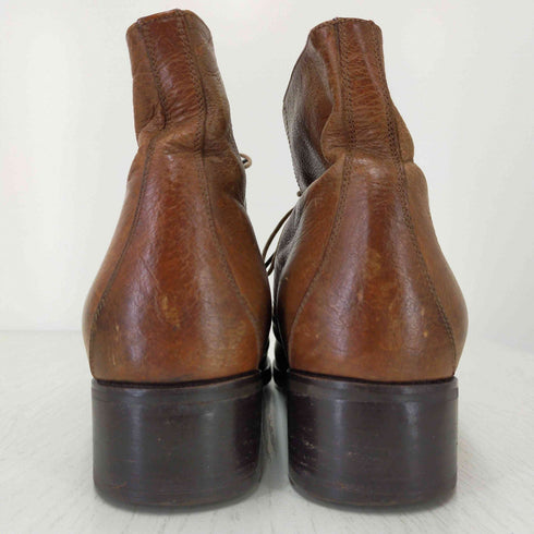 HENRY CUIR レースアップショートブーツ レディース