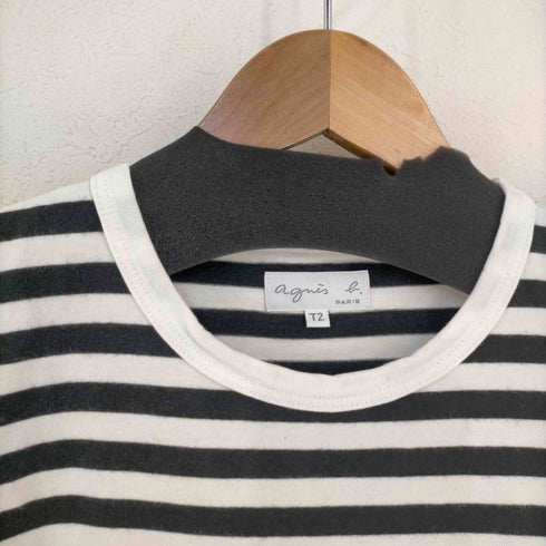 アニエスベー agnes b. PARIS J008 TS ボーダーTシャツ レディース T2