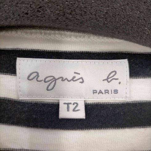 アニエスベー agnes b. PARIS J008 TS ボーダーTシャツ レディース T2