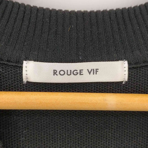 ルージュヴィフ Rouge vif Vネックニットベスト レディース