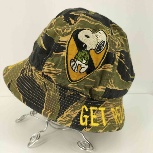 バズリクソンズ BUZZ RICKSONS GOLD TIGER HAT CIVILIAN MODEL SNOOPY PATCH & EMB'D メンズ