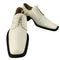 マーティンローズ Martine rose DAAB-WHITE PATENT スクエアトゥレースアップシューズ メンズ EUR:40