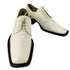 マーティンローズ Martine rose DAAB-WHITE PATENT スクエアトゥレースアップシューズ メンズ EUR:40