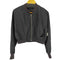ザラ ZARA クロップドナイロンブルゾン ライトアウター MA-1 レディース import:S