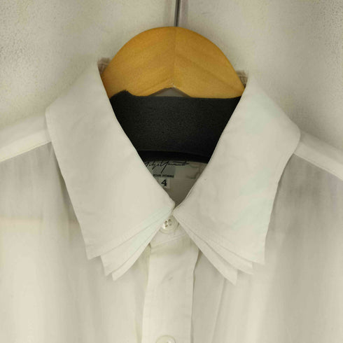 ヨウジヤマモトプールオム Yohji Yamamoto POUR HOMME 襟レイヤードデザイン L/S シャツ メンズ JPN:4