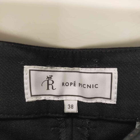 ロペピクニック Rope Picnic センタープレスイージースラックス ストレッチ レディース JPN:38