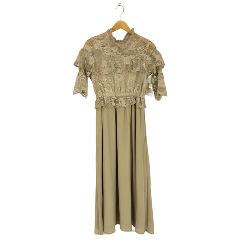 シフォンレースワンピース レディース JPN:M