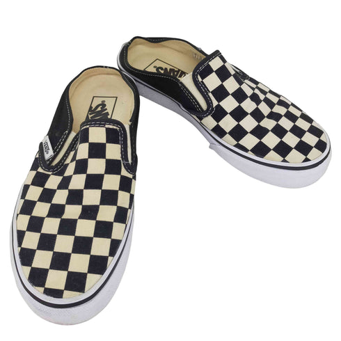 バンズ VANS チェッカーフラッグミュールスリッポン レディース JPN:23