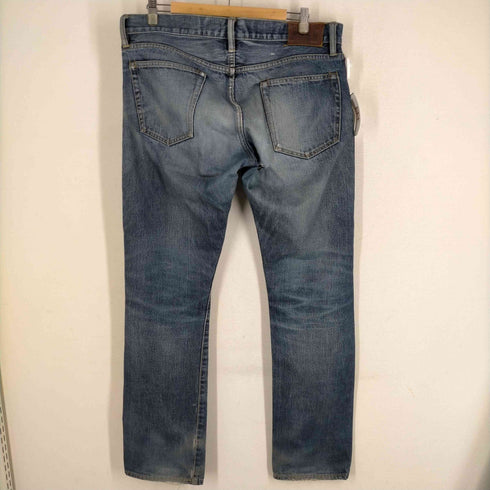 ポロラルフローレン POLO RALPH LAUREN ヴィンテージ加工 ボタンフライ ダメージデニムパンツ メンズ 34×32