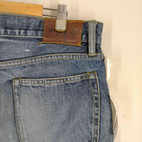 ポロラルフローレン POLO RALPH LAUREN ヴィンテージ加工 ボタンフライ ダメージデニムパンツ メンズ 34×32