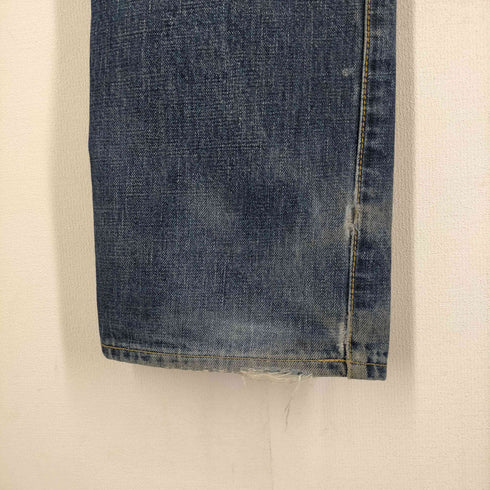 ポロラルフローレン POLO RALPH LAUREN ヴィンテージ加工 ボタンフライ ダメージデニムパンツ メンズ 34×32