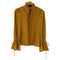 バナナリパブリック BANANA REPUBLIC フリルデザイン L/S ブラウス レディース import:S