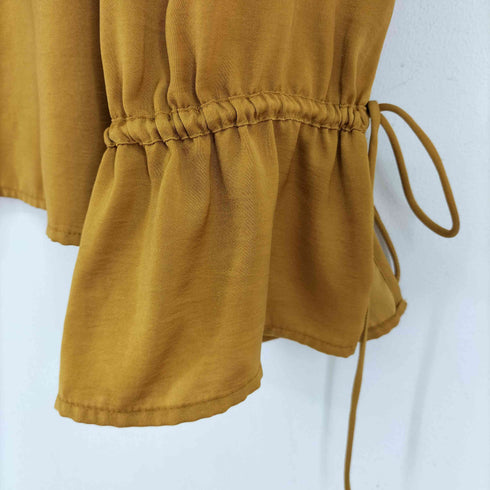 バナナリパブリック BANANA REPUBLIC フリルデザイン L/S ブラウス レディース import:S