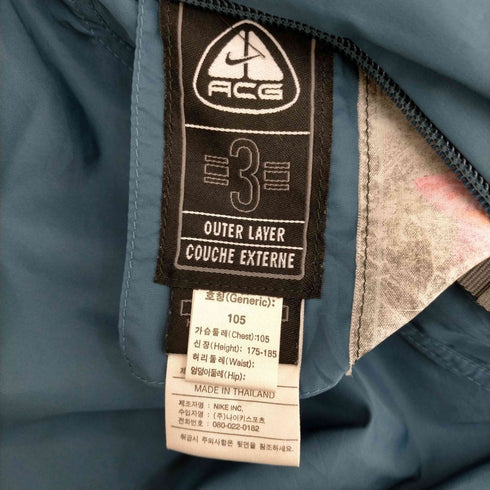 ナイキエーシージー NIKE ACG 00s CLIMA-FIT 裾ドローコード 裏地フリース リバーシブルジャケット メンズ import:XL