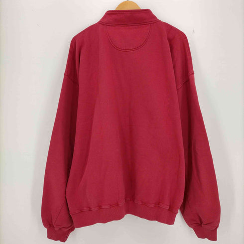 エディーバウアー Eddie Bauer 80-90s 黒タグ後期 インドネシア製 ヘンリーネックスナップボタンスウェット 前ポケ メンズ import:XL
