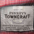 ぺニーズタウンクラフト PENNEYS TOWNCRAFT 船タグ オンブレチェック オープンカラーシャツ メンズ